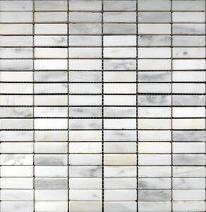 Kamenná mozaika Premium Mosaic Stone šedá 30x30 cm leštěná STMOS1548L