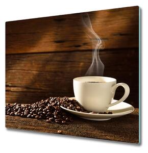 Sklenená doska na krájanie Šálka kávy 60x52 cm