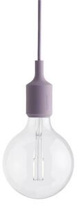 Muuto - E27 Závěsná Lampa Dusty Lilac