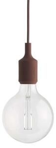 Muuto - E27 Závěsná Lampa Deep Red