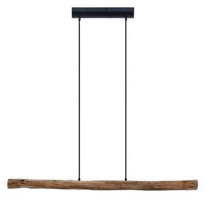 Lindby - Nekala LED Závěsná Lampa Wood