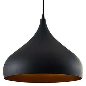 Lindby - Ritana Závěsná Lampa Black/Gold