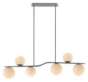 Lindby - Avalyn Závěsná Lampa Opal/Nickel