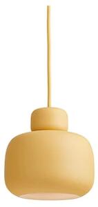 Woud - Stone Závěsná Lampa Small Mustard Yellow