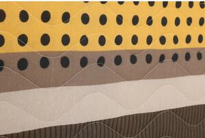 Prešívaná prikrývka s obliečkami na vankúše Miranda Yellow, 200 × 220 cm