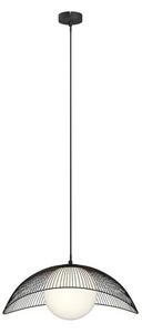 Lindby - Fabronia Závěsná Lampa Opal/Black