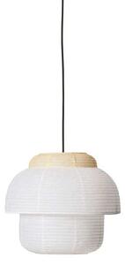 Made By Hand - Papier Double Závěsná Lampa Ø40 Soft Yellow