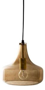 Bloomingville - Yuser Závěsná Lampa Brown/Glass