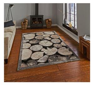 Sivý koberec 170x120 cm Woodland - Think Rugs