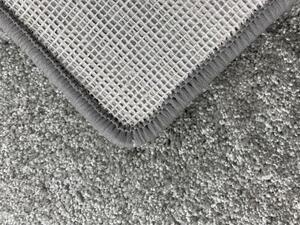 Vopi koberce Kusový koberec Udine sivý - 60x110 cm