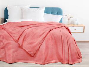 Dreamy Linens Mikroflanelová deka, svetlo červená