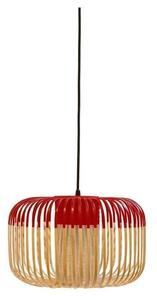 Forestier - Bamboo Závěsná Lampa S Red