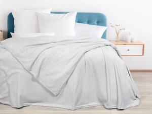 Dreamy Linens Mikroflanelová deka, svetlo sivá