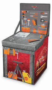 Rozkladací úložný box s hracím stolíkom Domopak Cars