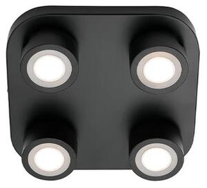 Nordlux - Clyde 4-Spot Stropné Lampa Black