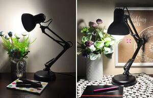 ISO 5177 Stolná kancelárska lampa - čierna