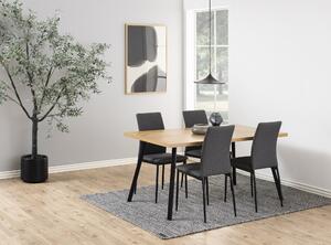 Stolička FLOP sivá (savana) - moderná do obývacej izby / jedálne / kuchyne / kancelárie