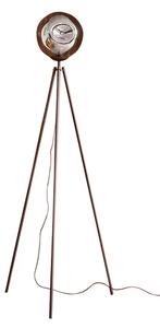 Lindby - Valentina Stojaca Lampa Smoked Grey/Coffee