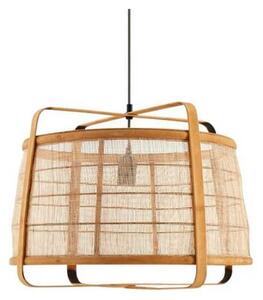Lindby - Liriana Závěsná Lampa Bamboo/Black