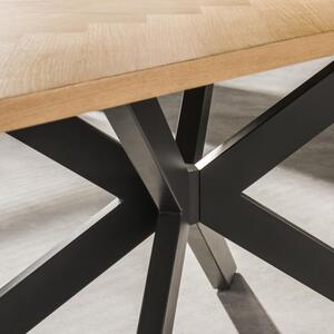 Jedálenský stôl 45-35 200x100cm Dub dyha-Komfort-nábytok