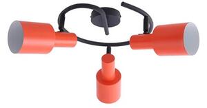 Lindby - Ovelia 3 Round Stropné Lampa Orange/Black