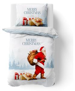 Kvalitex Bavlnené obliečky Merry Christmas 3D, 140 x 200 cm, 70 x 90 cm