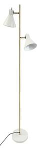 DybergLarsen - Sleep Stojaca Lampa Shiny White/Antique Brass