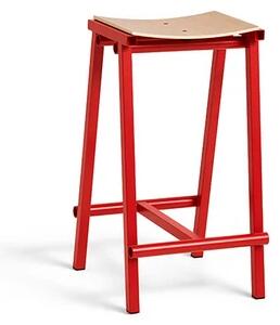 HAY - Taburete 8 Bar Stool Low Signal Red