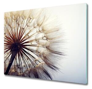 Sklenená doska na krájanie Púpava 60x52 cm