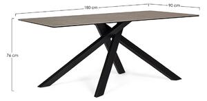 MUZZA Jedálenský stôl messier 180 x 90 cm