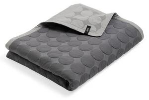 HAY - Mega Dot (Organic) Prehoz na posteľ 195x245 Dark Grey