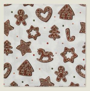 Vianočné obrúsky Cookie II 20 szt