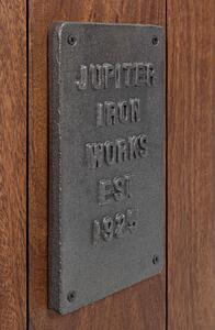 MUZZA Príborník jupiter 2 dvere - 8 zásuviek168 x 94 cm hnedý