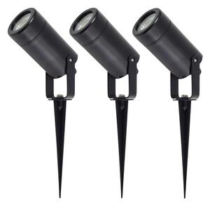 Lindby - Thorgal Záhradná Lampa w/Oštep Ø6 3pcs Čierna