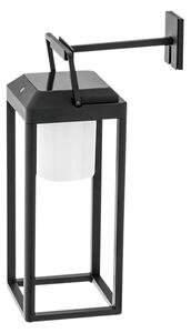 Lucande - Tilena Square Lampa so solárnym článkom Čierna