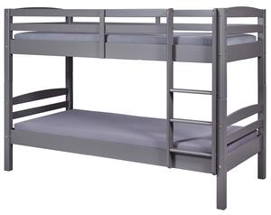 Poschodová posteľ z masívu 90x200cm Howard - šedá
