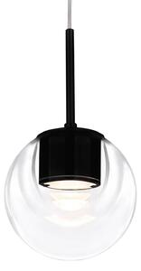 Kundalini Dew závesné LED svietidlo, 1-pl., čierna