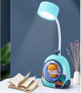 ECa LAMW01 Detská lampa so zvieratkom svetlo modrá