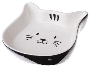 Keramická miska čierno-biela mačka
