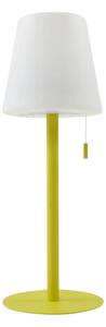 Lindby - Azalea LED Prenosné Stolová lampa IP44 Biela/Žltá