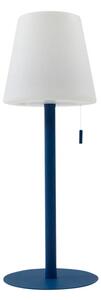 Lindby - Azalea LED Prenosné Stolová lampa IP44 Biela/Modrá