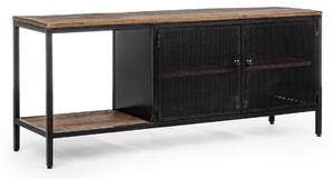 MUZZA TV stolík roderic čierny 120 x 52 cm