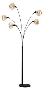 Lindby - Lielle 5 Stojaca Lampa H190 Bambus