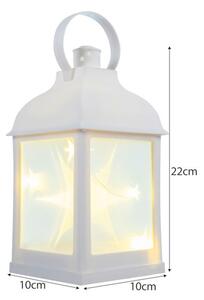 Ruhhy 20589 Dekoračná LED Lampáš 22 cm biela