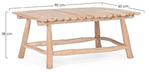 MUZZA Konferenčný stolík sahel 90 x 60 cm