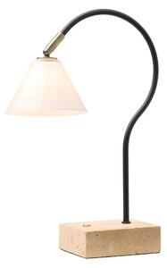 Halo Design - Question Prenosné Stolová Lampa Čierna Antique/Mosadz Opál