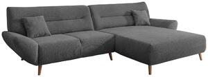 ROHOVÁ SEDAČKA, drevo, textil, antracitová MID.YOU - Sedačky, Online Only