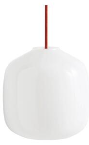 HAY - Buoy Glass 200 Závěsná Lampa Opal/Rusty Red
