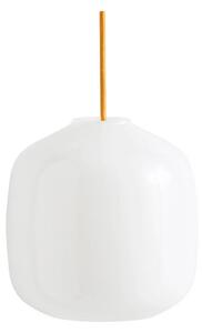 HAY - Buoy Glass 200 Závěsná Lampa Opal/Amber Yellow