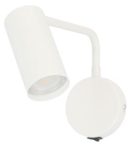 Biele kovové nástenné svietidlo Tina - Candellux Lighting